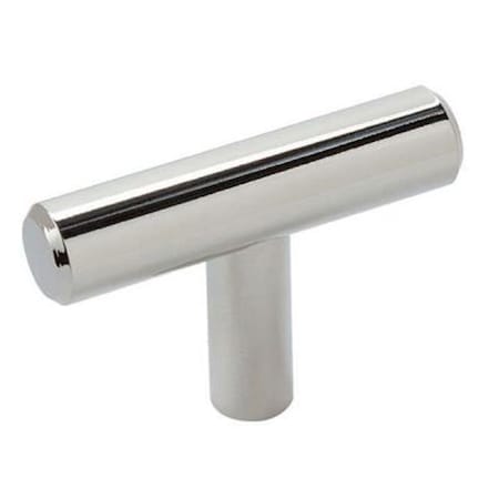 Gardencare 50 mm T Knob; Polished Nickel GA1075064